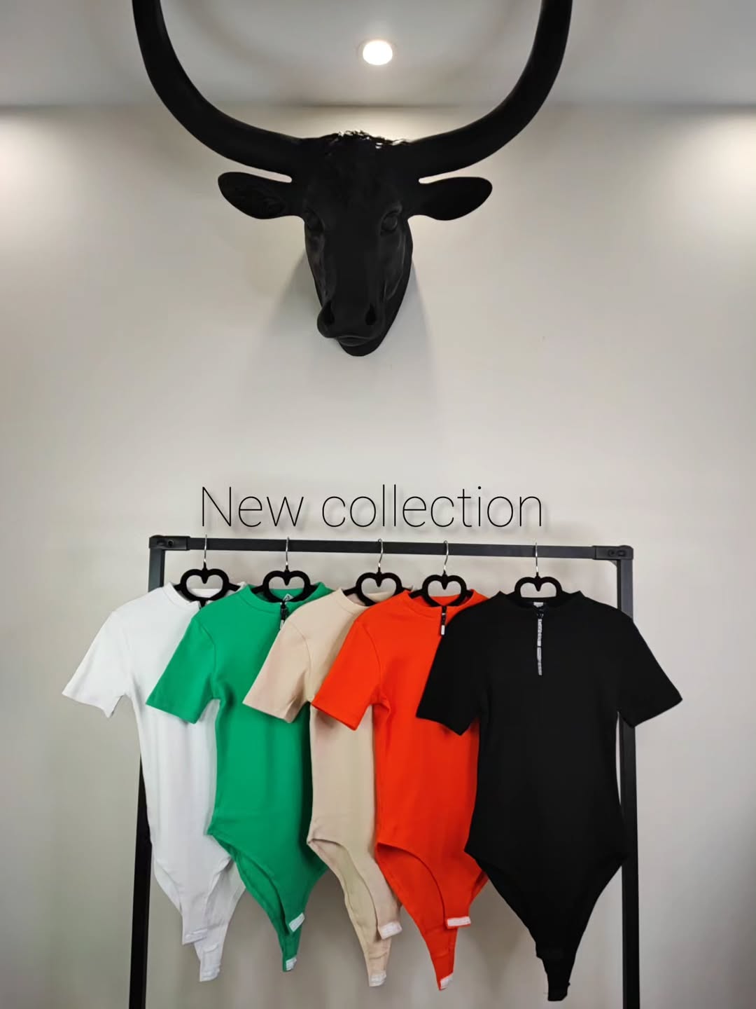 بادی نیم زیپ آستین کوتاه فری سایز