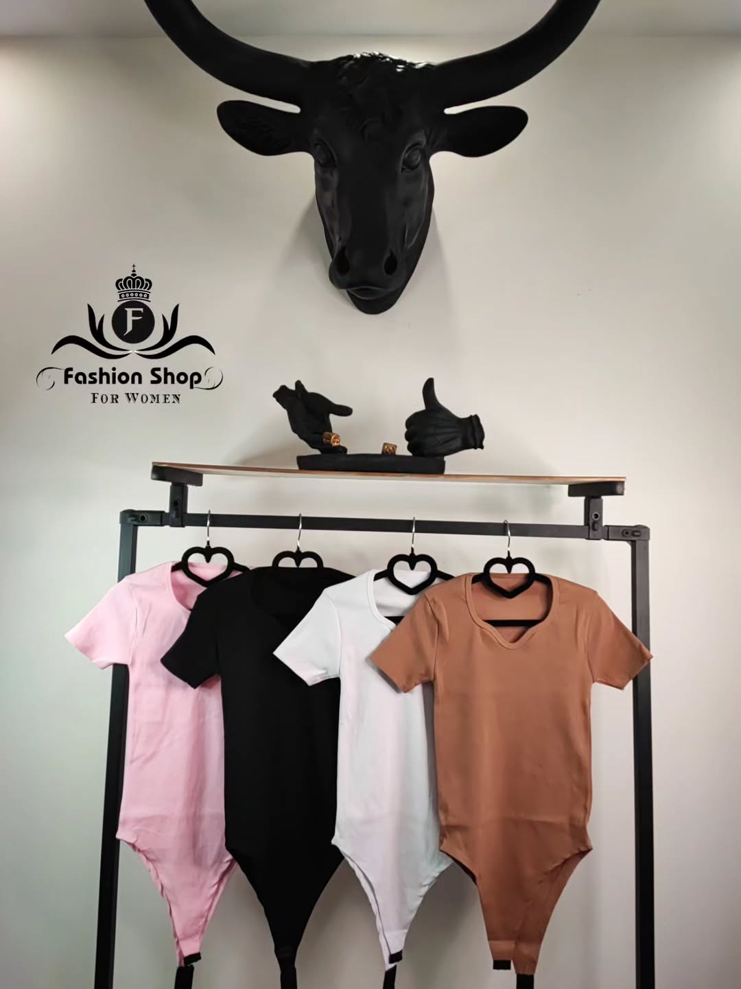 بادی یقه دلبری آستین کوتاه فری سایز