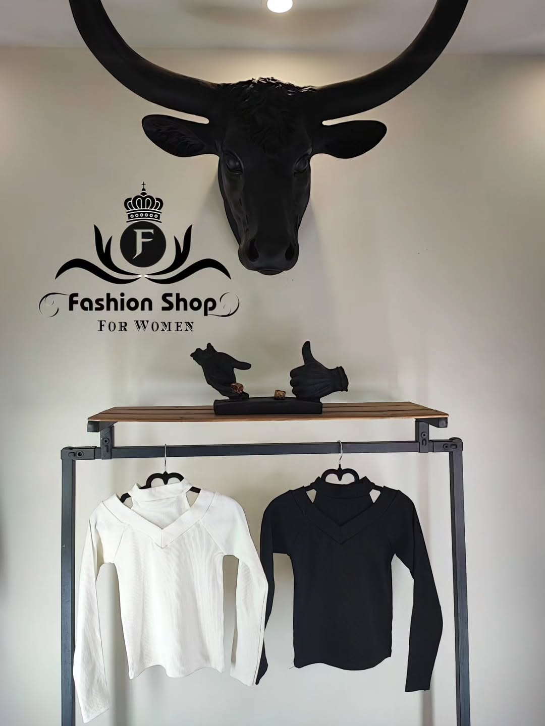 بلوز دو یقه آستین بلند فری سایز