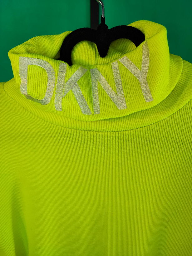 بادی یقه اسکی مدل DKNY آستین بلند فینگر دار